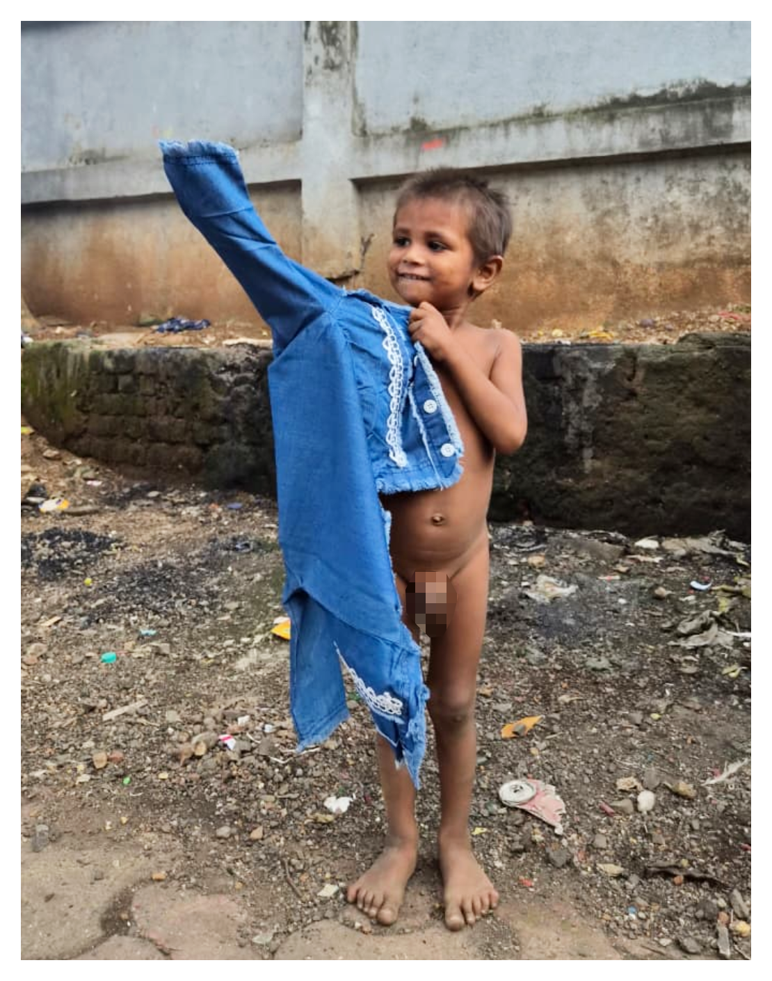 Cloth Donation Drive On-Ground Team