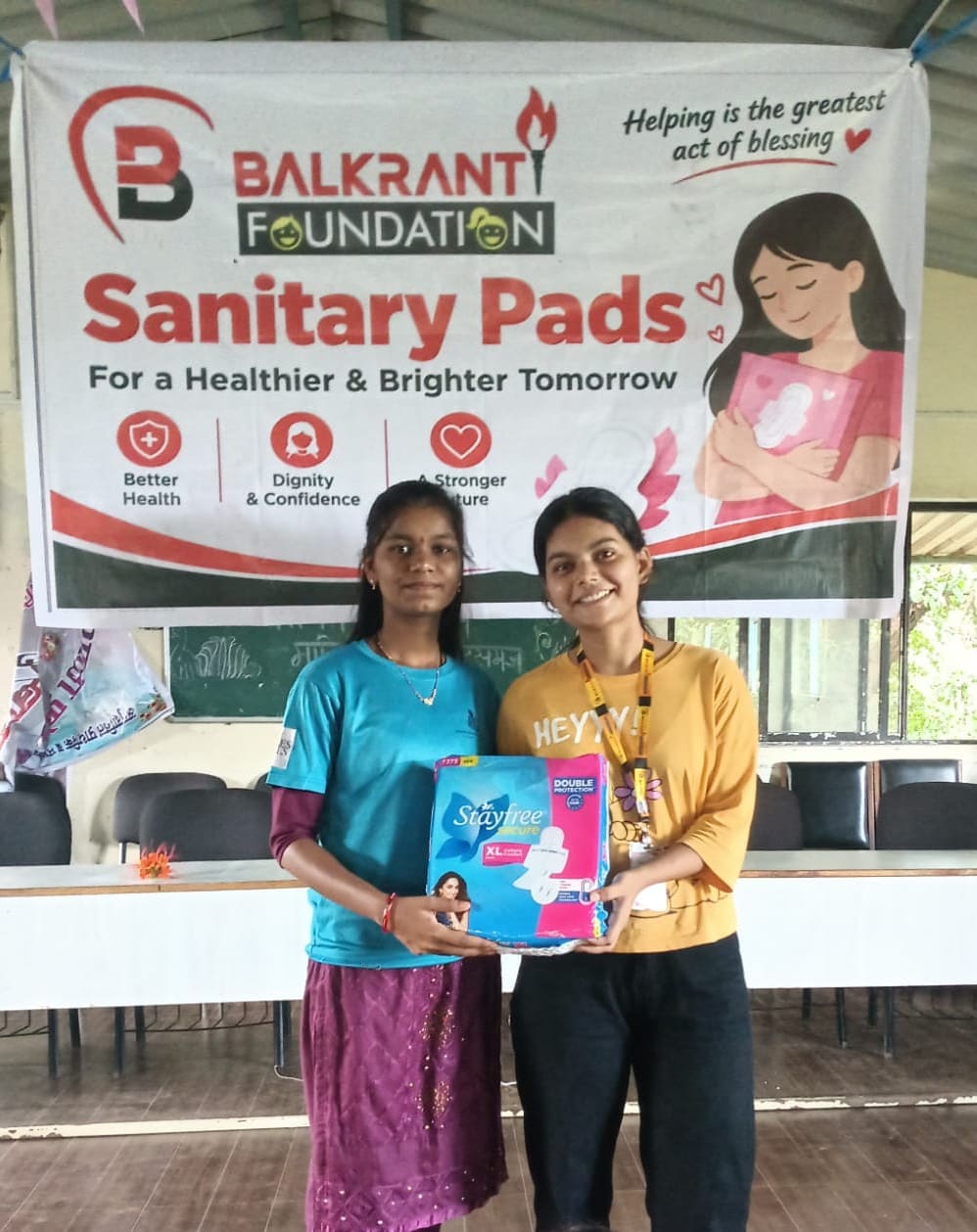 Sanitary Pad & Menstrual Hygiene Kit Distribution